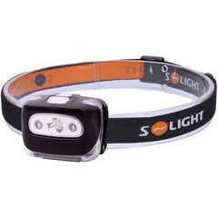 SOLIGHT WH27 LED čelová svítilna, 3W + červené světlo, 3x AAA