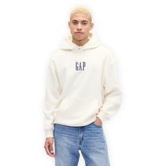 GAP 821804-01 Oversize mikina s logem Vintage Soft Béžová