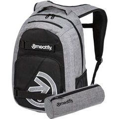 MEATFLY Exile 24, Black/Grey Heather