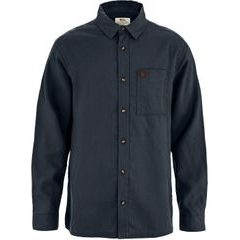 FJÄLLRÄVEN Övik Relaxed Hemp Shirt LS M Dark Navy