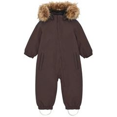 COLOR KIDS Coverall W. Fake Fur-Raisin