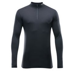 DEVOLD Breeze Merino 150 Zip Neck Man, Black