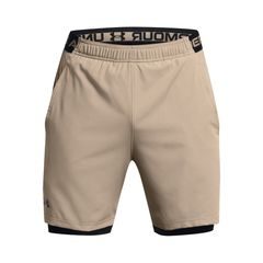 UNDER ARMOUR Vanish Woven 2in1 Sts, Timberwolf Taupe / Black / Black