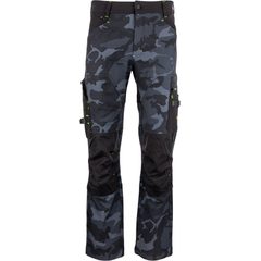 BENNON CAMOS Trousers black/grey