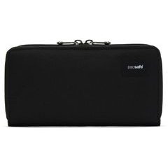 PACSAFE RFIDSAFE CONTINENTAL WALLET jet black