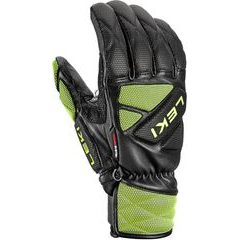 LEKI WCR Venom DH 3D, black-ice lemon