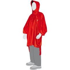 TATONKA Poncho 2 M-L red - raincoat