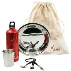 LAKEN Camp Picnic Basket 5v1