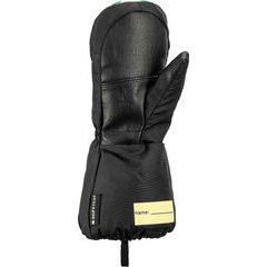LEKI Little Paw GTX Mitt Long, black-medium green-frozen yellow