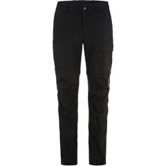 FJÄLLRÄVEN Abisko Hybrid Trail Trs Zip-off W Black