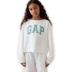 GAP 894376-00 Dětská mikina s logem Bílá