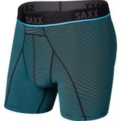SAXX KINETIC HD BOXER BRIEF, cool blue feed stripe