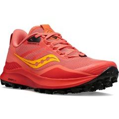 SAUCONY PEREGRINE 12, CORAL/REDROCK