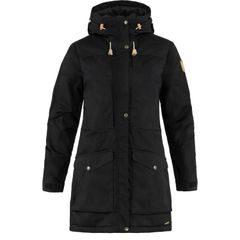 FJÄLLRÄVEN Singi Wool Padded Parka W, Black