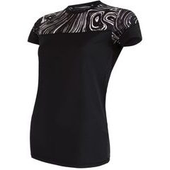 SENSOR COOLMAX IMPRESS women's shirt black/sea