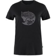 FJÄLLRÄVEN Abisko Wool Fox SS W Black-Iron Grey