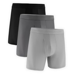 UNDER ARMOUR Ua Performance Tech Mesh - Mod 6in - 3pk MOD GRAY
