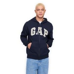 GAP 851516-31 Mikina s logem Fleece Tmavě modrá