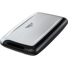 TRU VIRTU Card Case PEARL - silk Silver Arrow