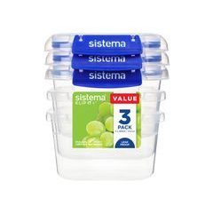 SISTEMA Klip It Plus 3 ks 2 klipy 400 ml