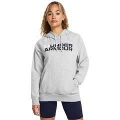 UNDER ARMOUR Rival Fleece Wordmark Hoodie GRY