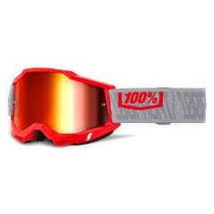 100% ACCURI 2 Goggle Gatorback - Red Mirror Lens