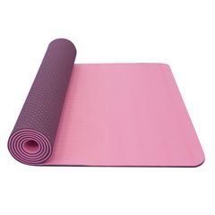 YATE Yoga Mat double layer, TPE material pink/purple