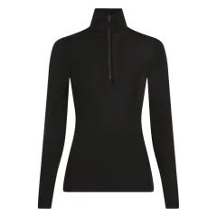 ICEBREAKER W 175 Everyday LS Half Zip BLACK