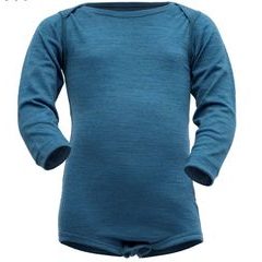 DEVOLD Breeze Merino Body Baby, Blue Melange
