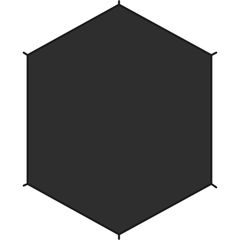 FJÄLLRÄVEN Dome 3 Footprint Black
