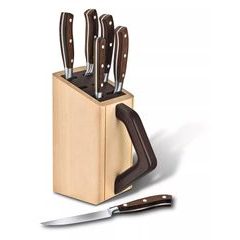 VICTORINOX Grand Maître, cutlery block, 6pcs, modified maple