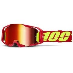 100% ARMATIC Goggle Red - Mirror Red Lens