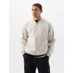 GAP 887257-00 Bunda bomber s logem Béžová