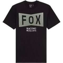 FOX Typeface Ss Prem Tee Black