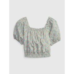 GAP 601092-00 Dětský lněný vzorovaný top Barevná