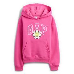 GAP 797762-03 Dětská mikina s logem Růžová