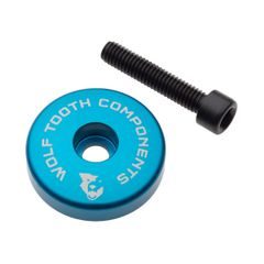WOLF TOOTH ULTRALIGHT STEM CAP modrá + 5mm spacer