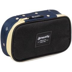 MEATFLY XL Pencil Case, Yellow Dots