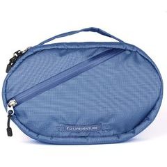 LIFEVENTURE Folding Wash Bag; blue