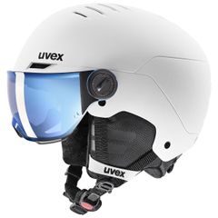UVEX ROCKET JR VISOR, WHITE-BLACK MAT