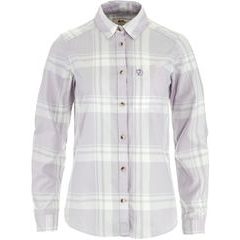 FJÄLLRÄVEN Övik Lite Flannel Shirt W Chalk White-Lavender Mist