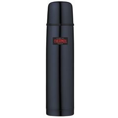 THERMOS Termoska s tlačítkovým uzávěrem a šálkem 750 ml tmavě modrá