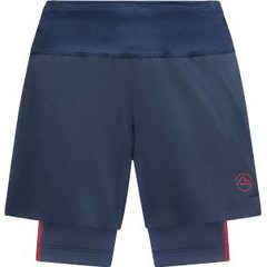 LA SPORTIVA Ultra Distance Shorts M Night Sky/Mountain Red