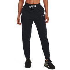UNDER ARMOUR Essential Script Pant, Black