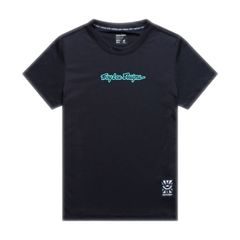 TROY LEE DESIGNS LILIUM RIDE TEE SIGNATURE BLACK