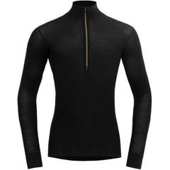 DEVOLD Wool Mesh 190 Zip Neck Man, Caviar