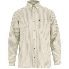 FJÄLLRÄVEN Övik Relaxed Hemp Shirt LS M Chalk White-Green