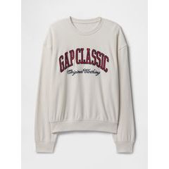 GAP Oversize mikina s logem Béžová