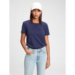 GAP 795346-03 Tričko z organické bavlny Tmavě modrá