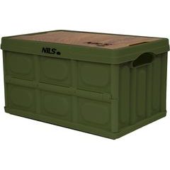NILS Camp NCB4007 s dřevěným víkem 2v1 9L zelená